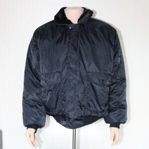 Vintage Middlesex Naval Uniform Co Black Military Bomber Jacket Men’s L/XL